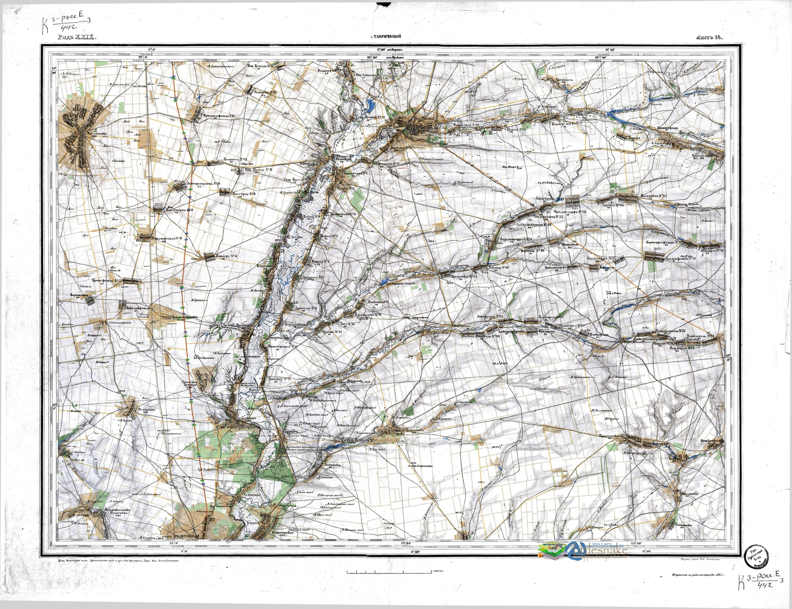 Карта мелитополя. Мелитопольский уезд Таврической губернии. Карта Мелитопольского уезда Таврической губернии 1889 года. Карта Мелитополя и окрестностей. Карты Шуберта 19 века топографические.
